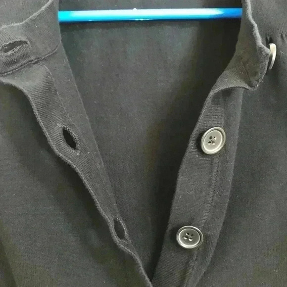 Banana Republic Black Cardigan Extra Small Petite - Picture 9 of 15